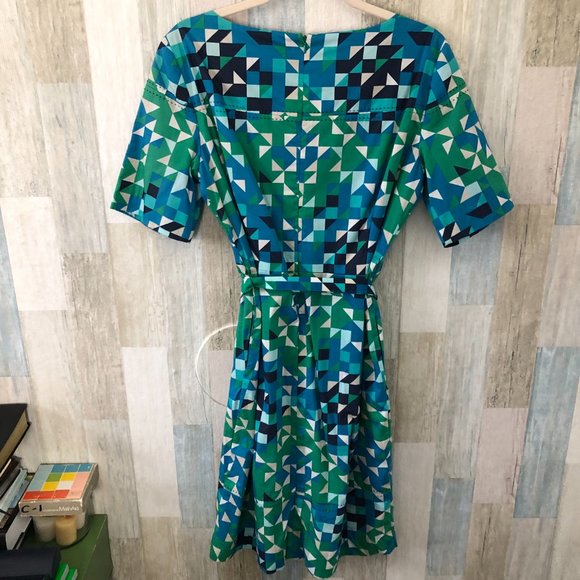 Tory Burch Geometric Sheath Dress - Picture 2 of 9